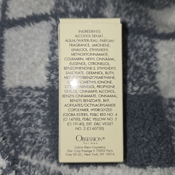NWT Calvin Klein Obsession Eau De Toilette Spray for Men 0.5 Ounces - Picture 5 of 5